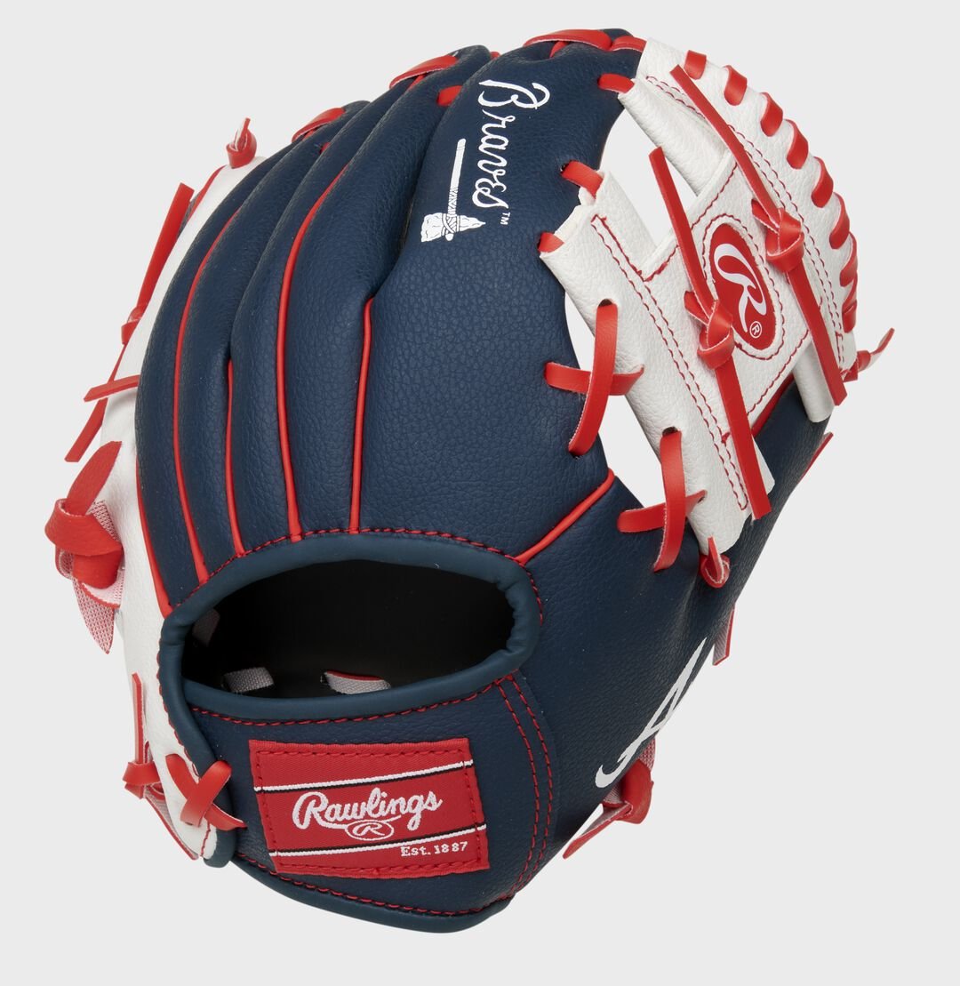 Atlanta Braves 10-Inch Team Logo Glove - Image 3
