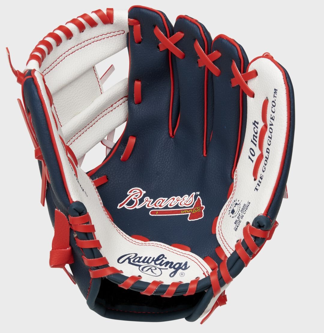 Atlanta Braves 10-Inch Team Logo Glove - Image 4