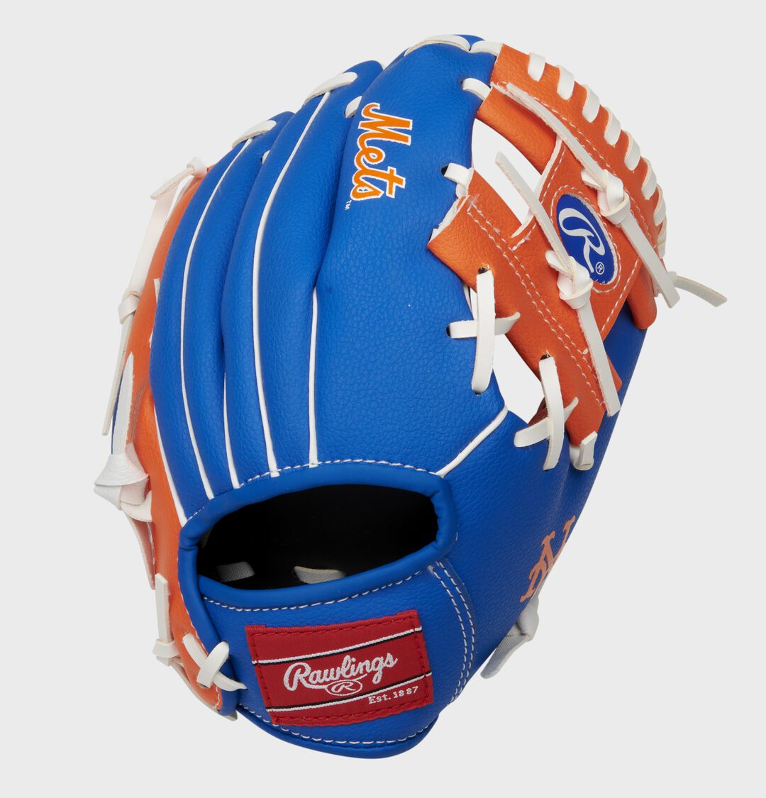 New York Mets 10-Inch Team Logo Glove - Image 3