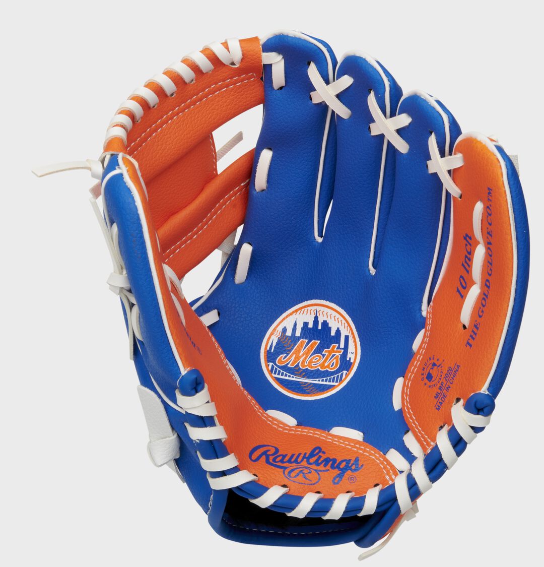 New York Mets 10-Inch Team Logo Glove - Image 4