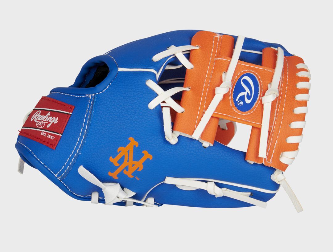 New York Mets 10-Inch Team Logo Glove - Image 2