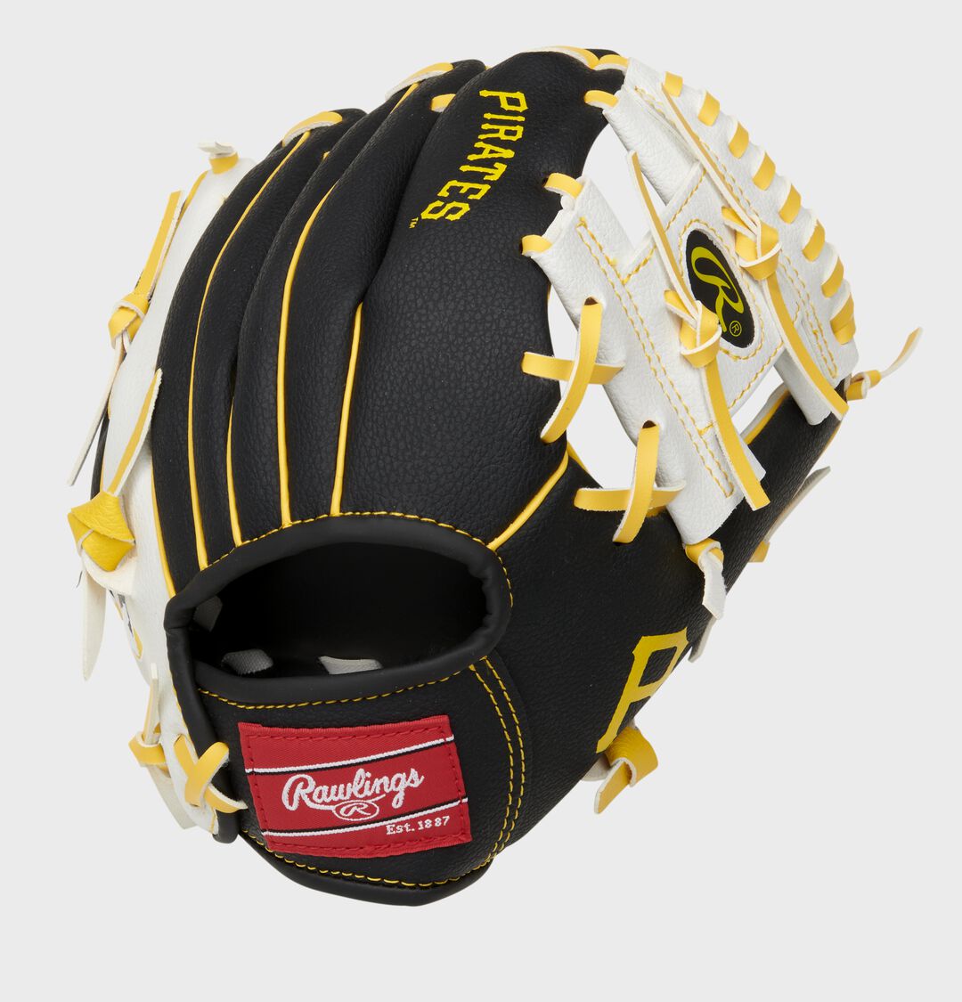 Pittsburgh Pirates 10-Inch Team Logo Glove - Image 3