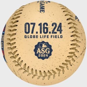 2024 MLB All-Star Game Gold Replica Baseball 1 Ball