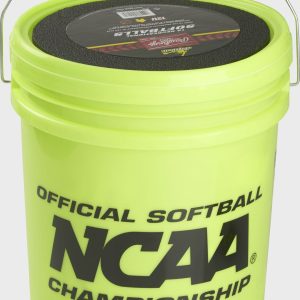 6 Gallon Bucket of Youth Recreation Softballs Bucket With 18 Balls