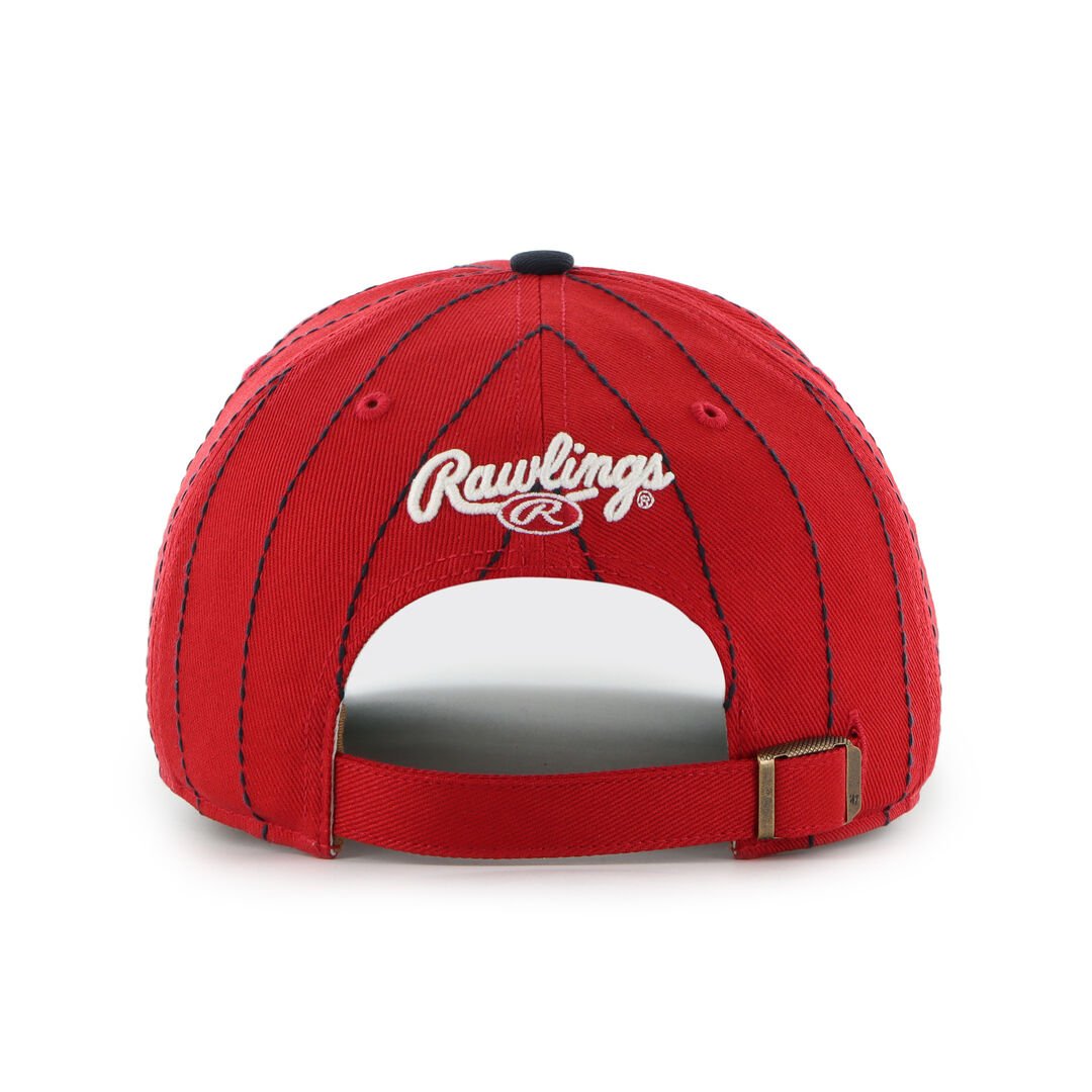 Cleveland Guardians Rawlings '47 Brand Pinstripe Hitch Hat - Image 4