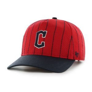 Cleveland Guardians Rawlings '47 Brand Pinstripe Hitch Hat