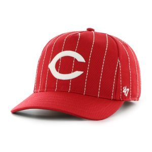 Cincinnati Reds Rawlings '47 Brand Pinstripe Hitch Hat