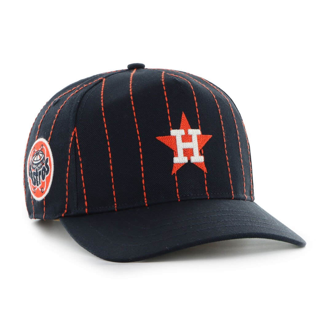 Houston Astros Rawlings '47 Brand Pinstripe Hitch Hat - Image 2