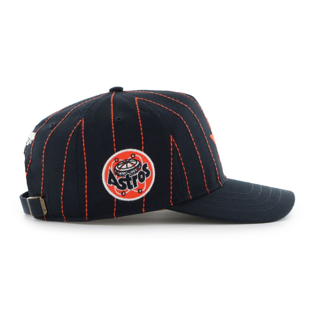 Houston Astros Rawlings '47 Brand Pinstripe Hitch Hat - Image 3