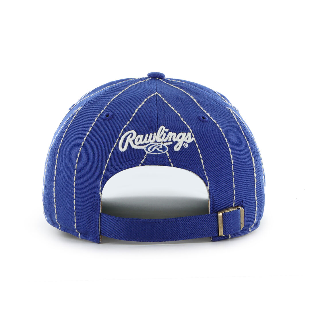 Kansas City Royals Rawlings '47 Brand Pinstripe Hitch Hat - Image 4