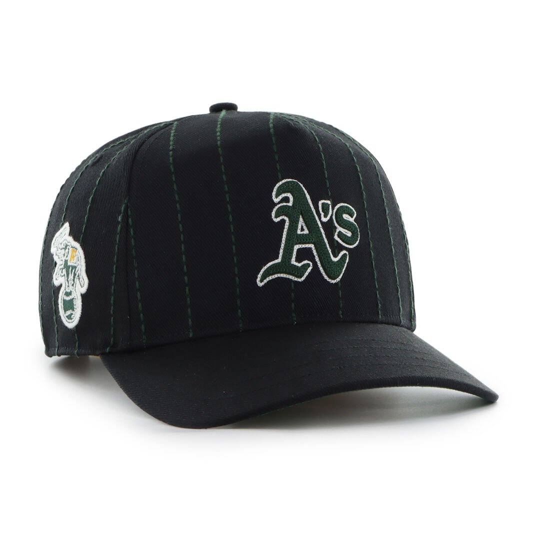 Athletics Baseball Rawlings '47 Brand Pinstripe Hitch Hat - Image 2
