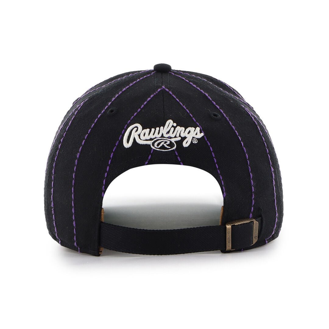 Tampa Bay Rays Rawlings '47 Brand Pinstripe Hitch Hat - Image 4