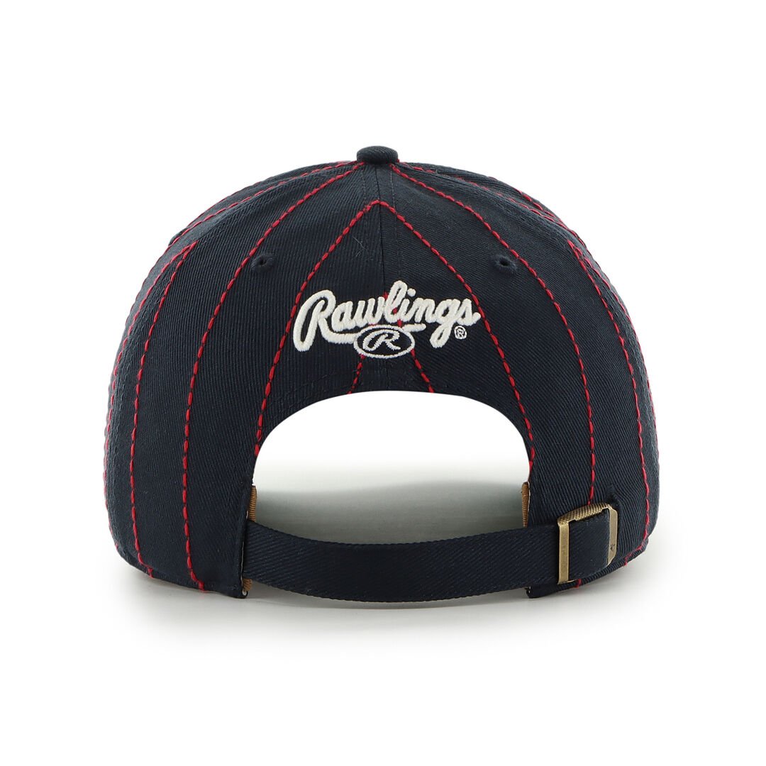 Boston Red Sox Rawlings '47 Brand Pinstripe Hitch Hat - Image 4