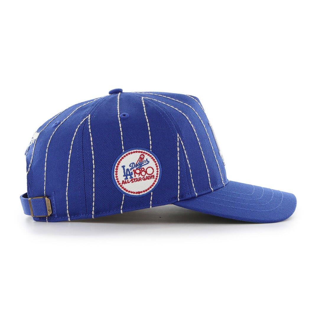 Los Angeles Dodgers Rawlings '47 Brand Pinstripe Hitch Hat - Image 3