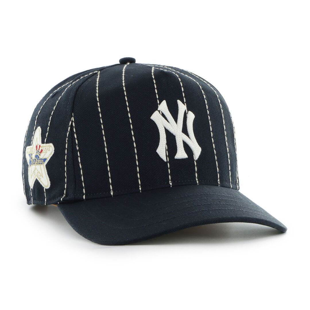 New York Yankees Rawlings '47 Brand Pinstripe Hitch Hat - Image 2