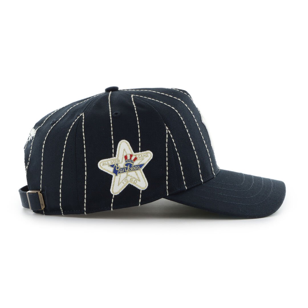 New York Yankees Rawlings '47 Brand Pinstripe Hitch Hat - Image 3