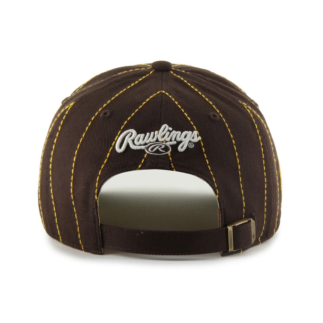 San Diego Padres Rawlings '47 Brand Pinstripe Hitch Hat - Image 4