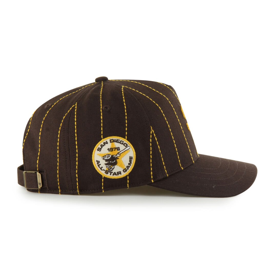 San Diego Padres Rawlings '47 Brand Pinstripe Hitch Hat - Image 3