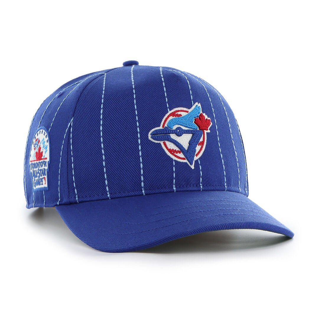 Toronto Blue Jays Rawlings '47 Brand Pinstripe Hitch Hat - Image 2