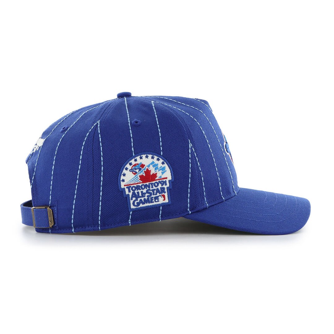 Toronto Blue Jays Rawlings '47 Brand Pinstripe Hitch Hat - Image 3