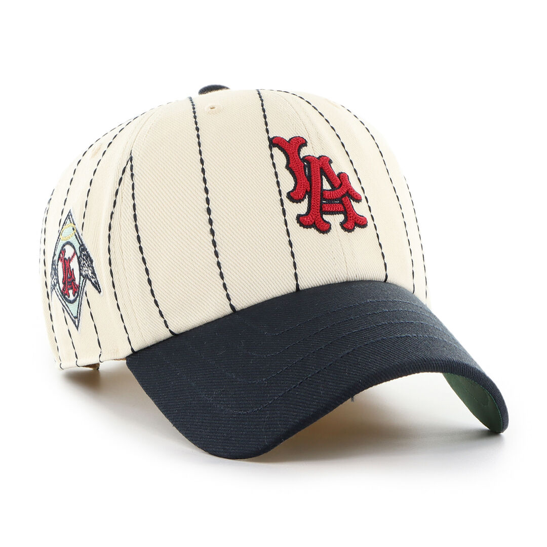 Los Angeles Angels Rawlings '47 Brand Pinstripe Clean Up Hat - Image 2