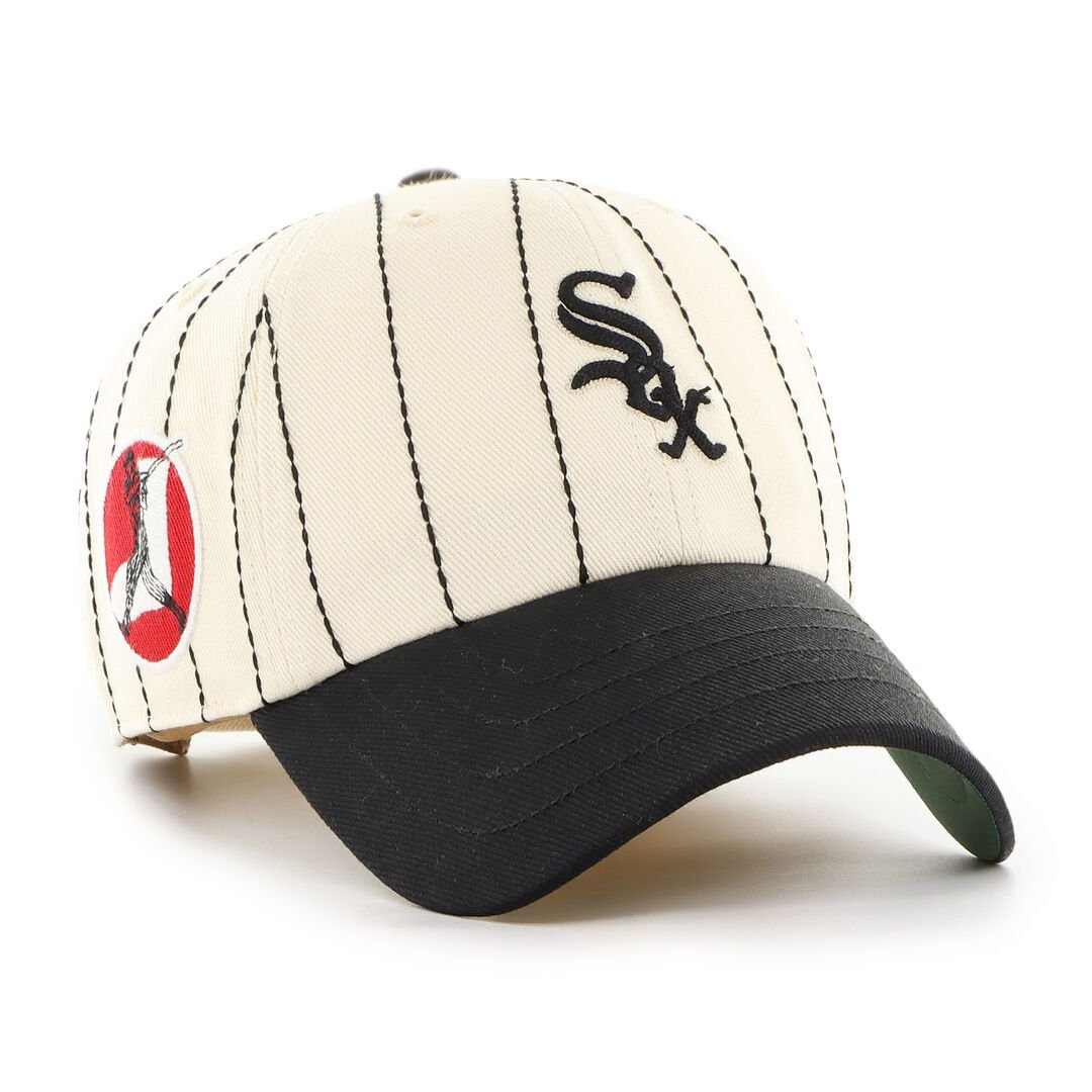 Chicago White Sox Rawlings '47 Brand Pinstripe Clean Up Hat - Image 2