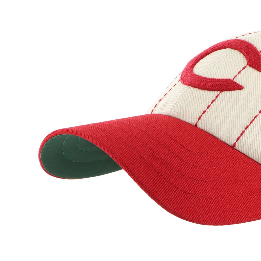 Cincinnati Reds Rawlings '47 Brand Pinstripe Clean Up Hat - Image 5