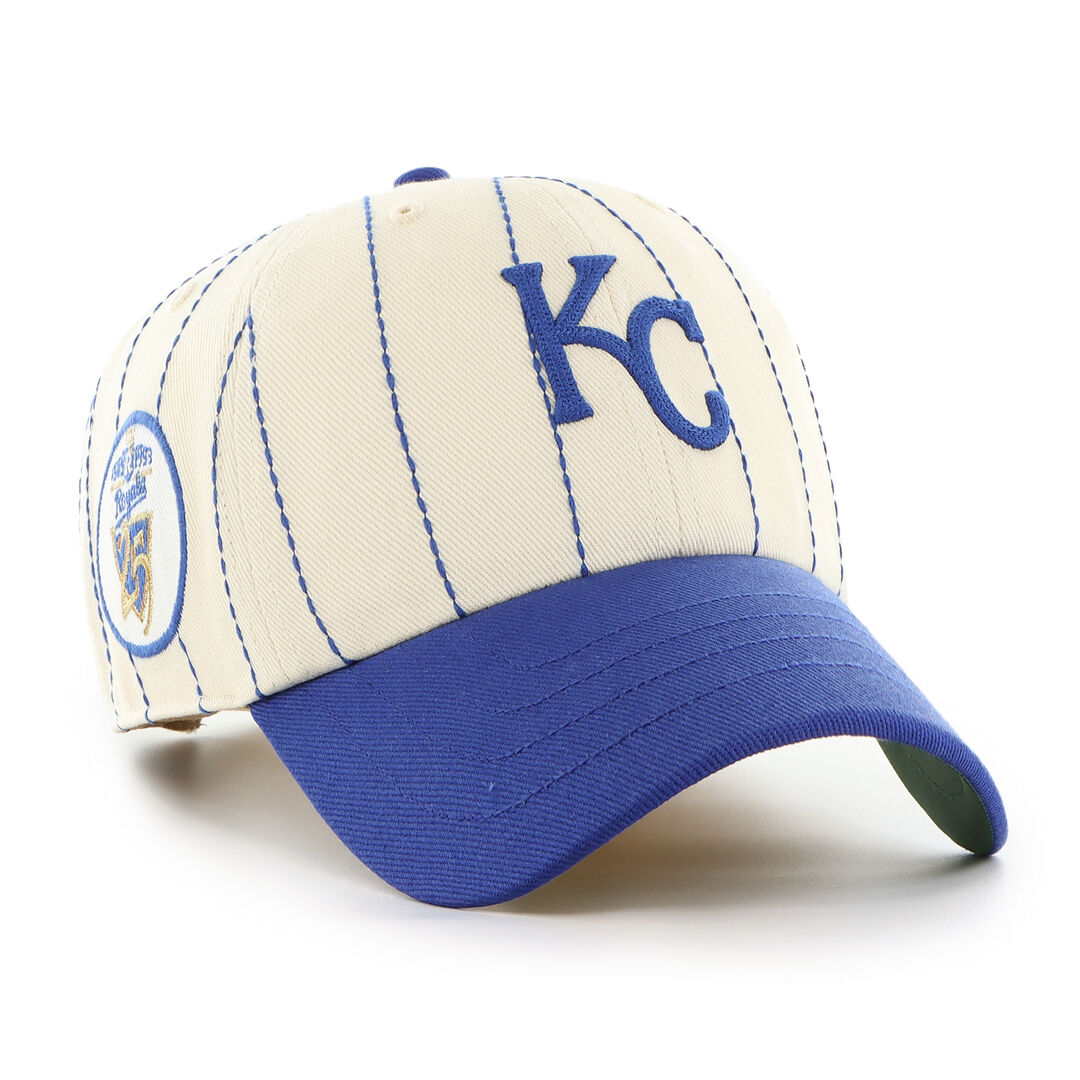 Kansas City Royals Rawlings '47 Brand Pinstripe Clean Up Hat - Image 2