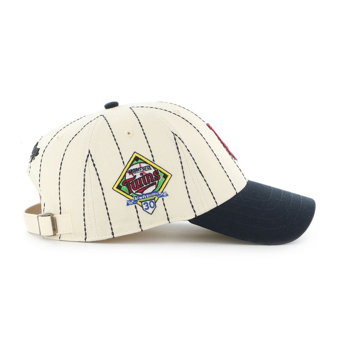 Minnesota Twins Rawlings '47 Brand Pinstripe Clean Up Hat - Image 3