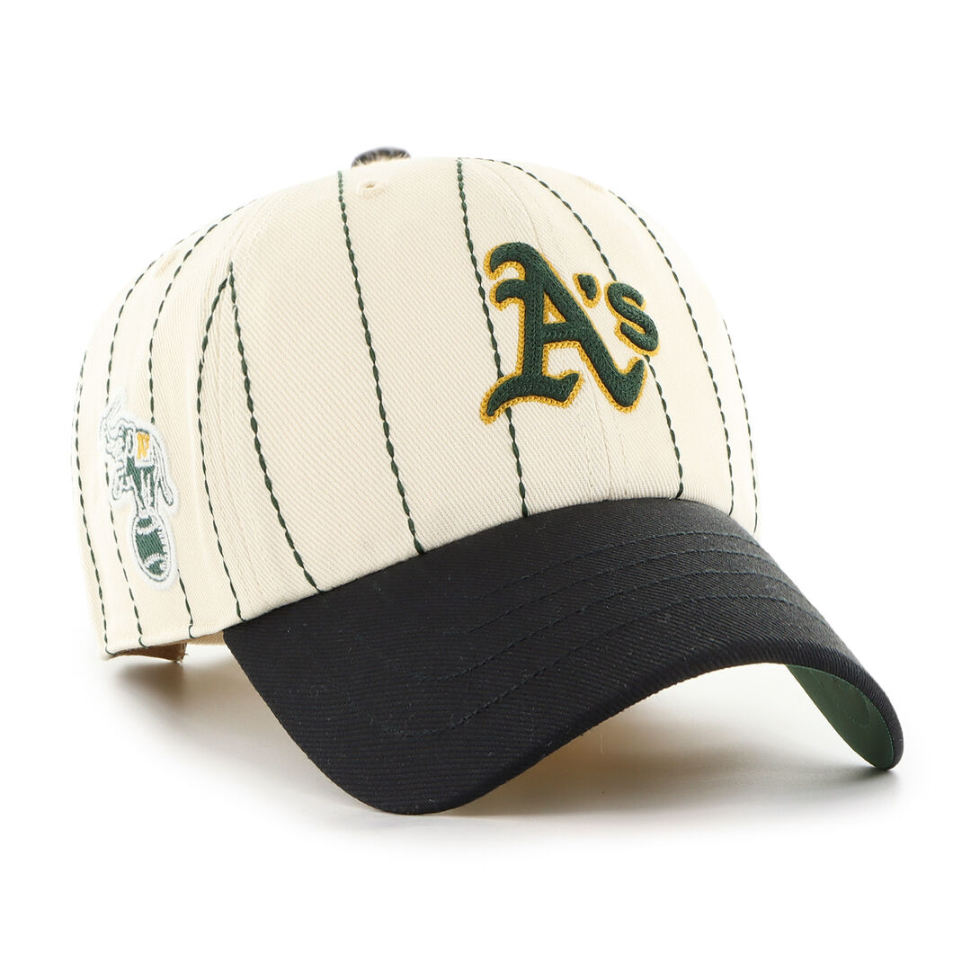 Athletics Baseball Rawlings '47 Brand Pinstripe Clean Up Hat - Image 2