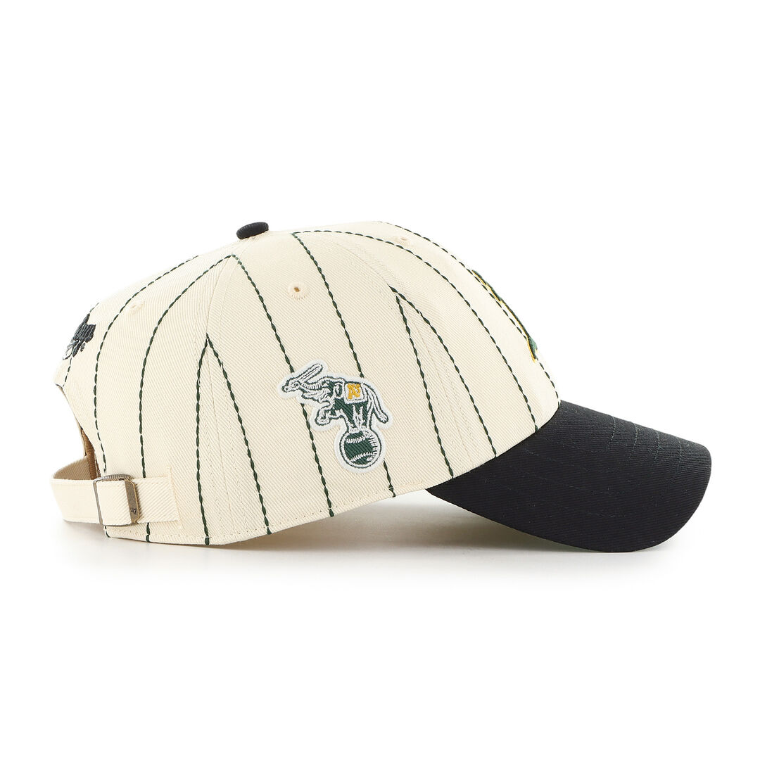 Athletics Baseball Rawlings '47 Brand Pinstripe Clean Up Hat - Image 3