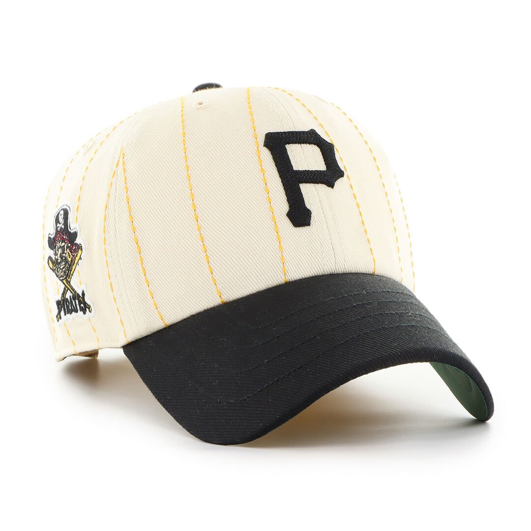 Pittsburgh Pirates Rawlings '47 Brand Pinstripe Clean Up Hat - Image 2