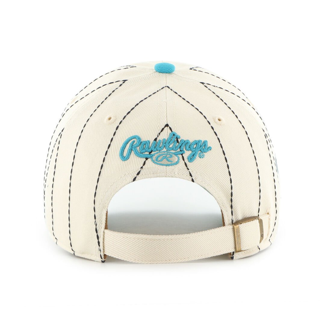 Miami Marlins Rawlings '47 Brand Pinstripe Clean Up Hat - Image 4