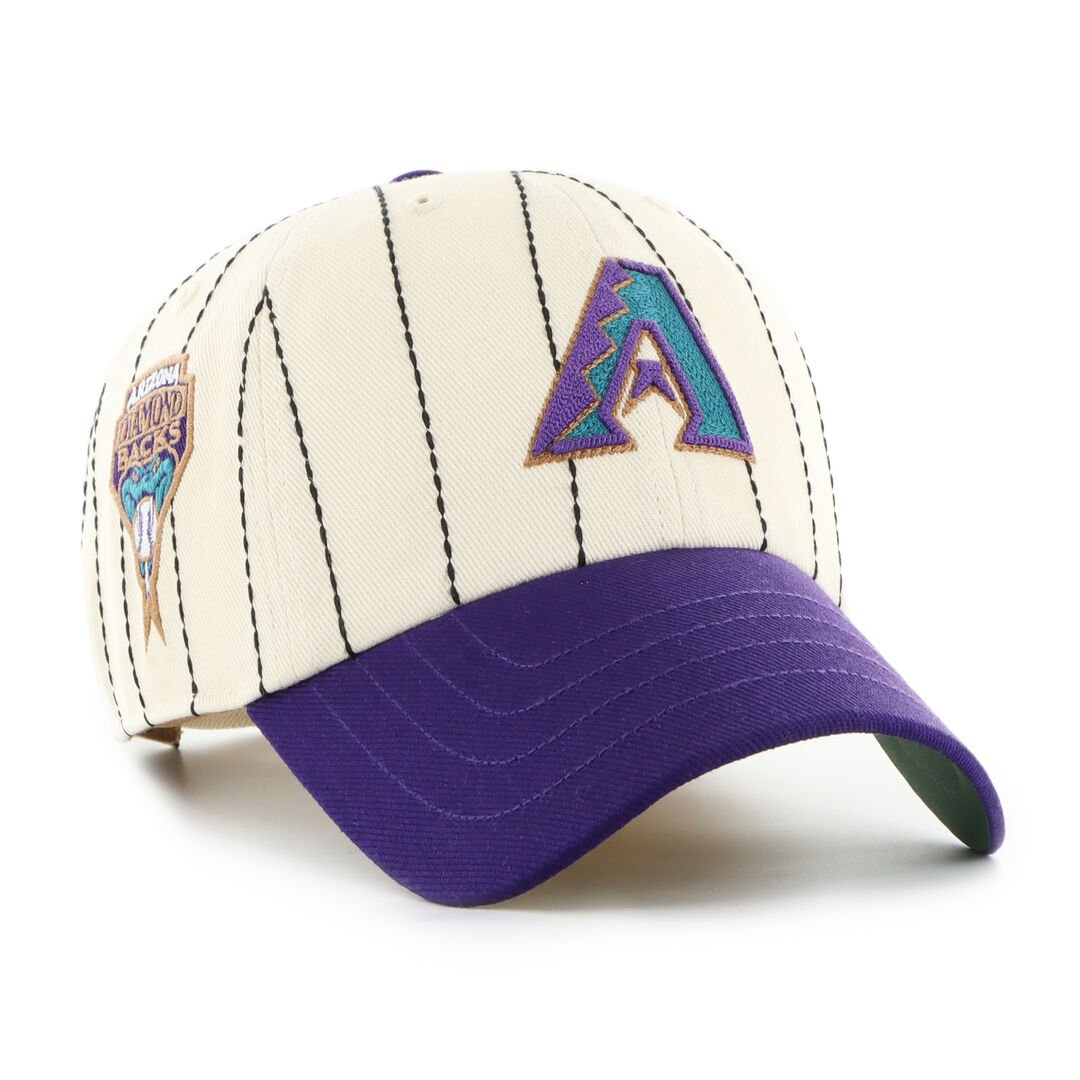 Arizona Diamondbacks Rawlings '47 Brand Pinstripe Clean Up Hat - Image 2