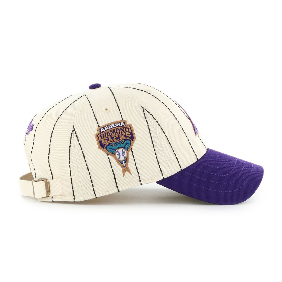 Arizona Diamondbacks Rawlings '47 Brand Pinstripe Clean Up Hat - Image 3