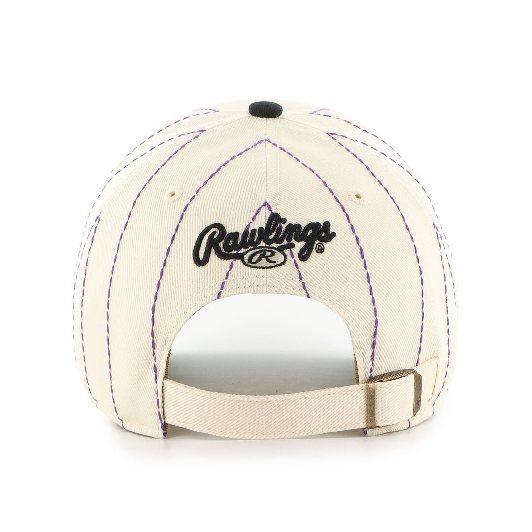 Tampa Bay Rays Rawlings '47 Brand Pinstripe Clean Up Hat - Image 4