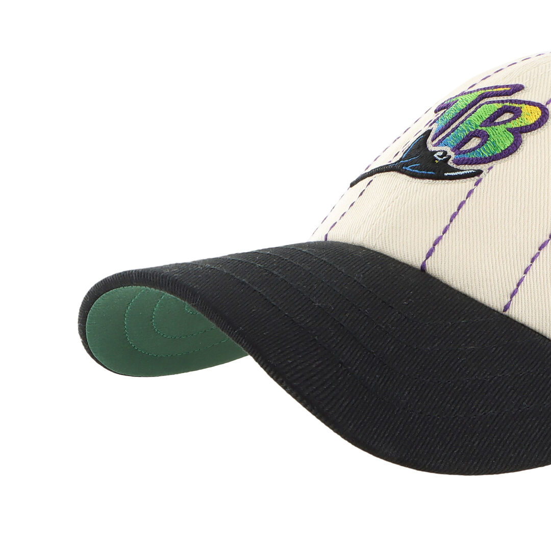 Tampa Bay Rays Rawlings '47 Brand Pinstripe Clean Up Hat - Image 5