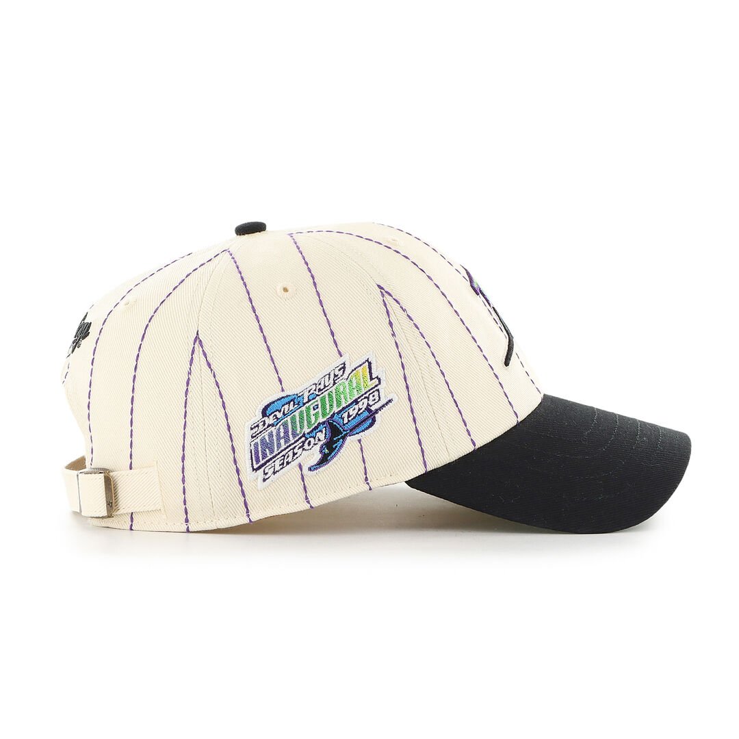 Tampa Bay Rays Rawlings '47 Brand Pinstripe Clean Up Hat - Image 3