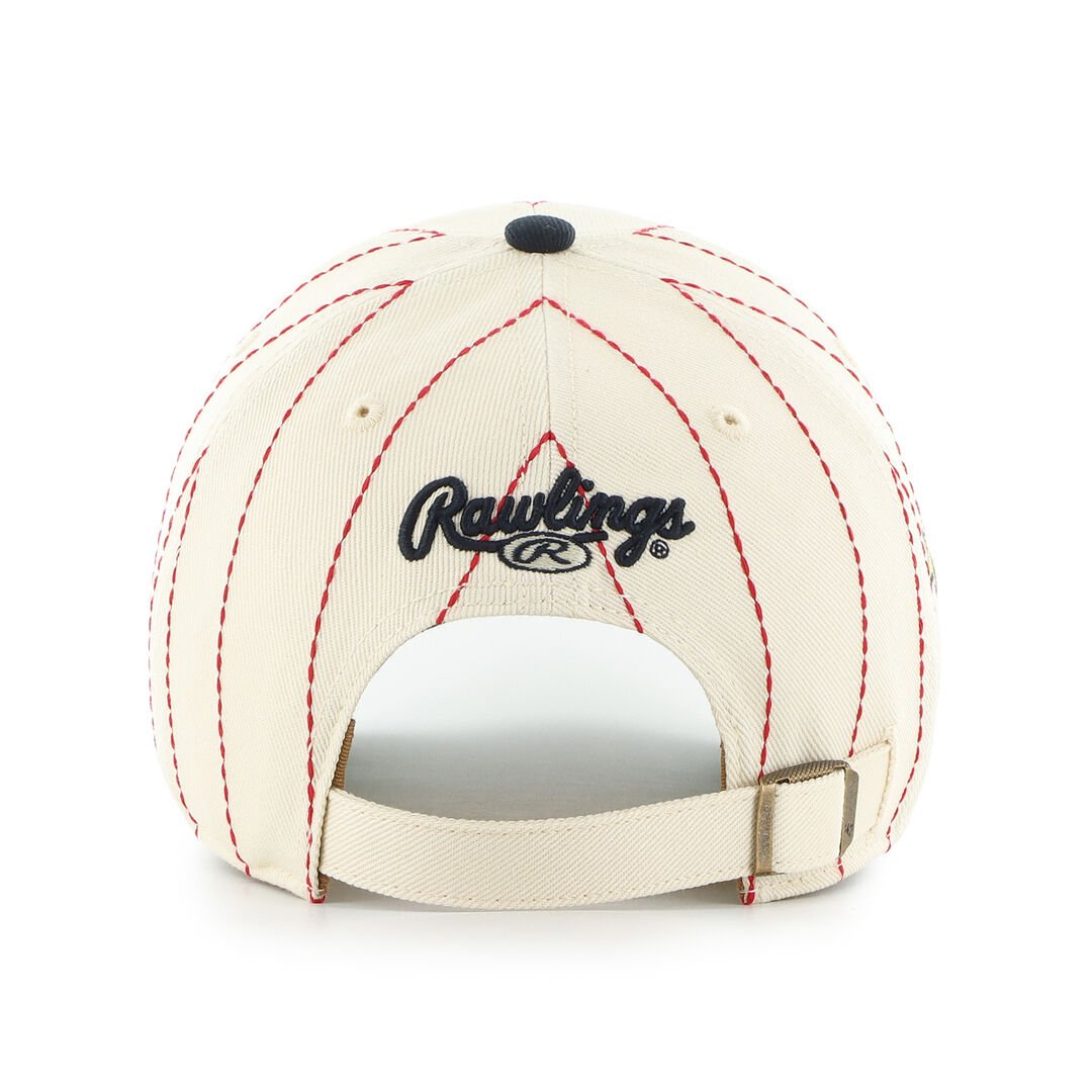 Atlanta Braves Rawlings '47 Brand Pinstripe Clean Up Hat - Image 4