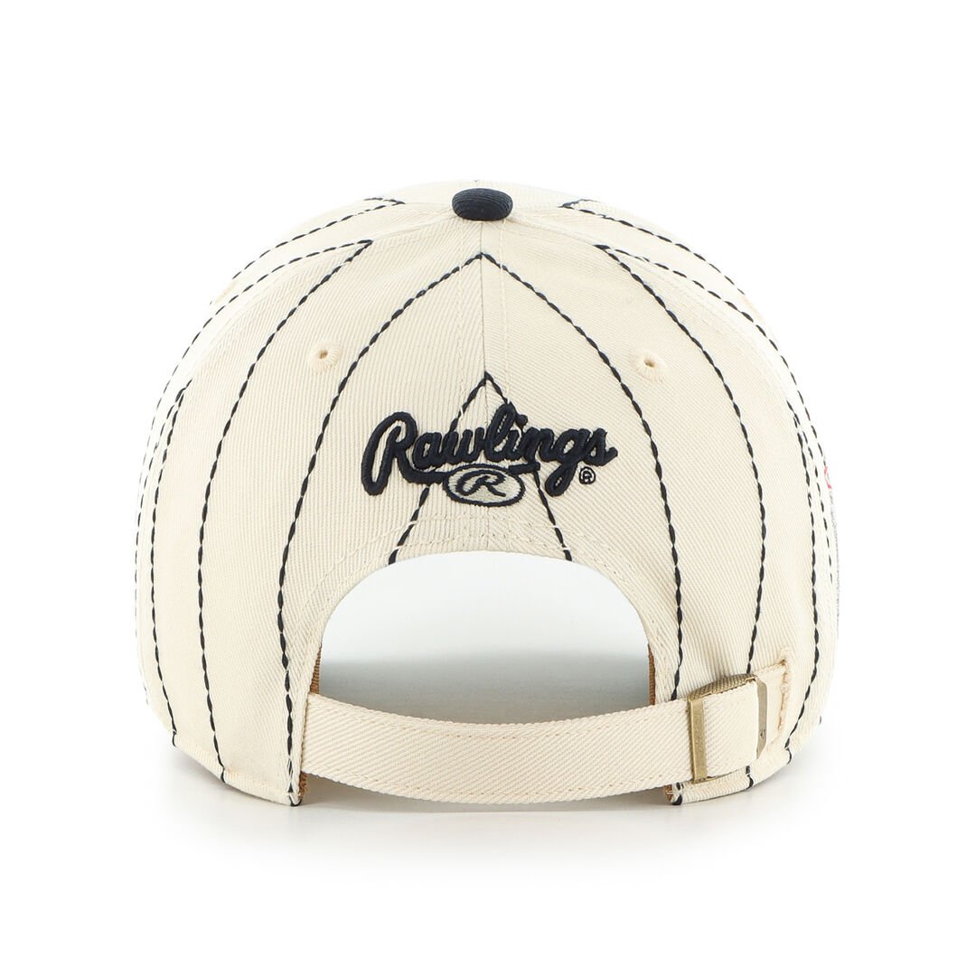 Boston Red Sox Rawlings '47 Brand Pinstripe Clean Up Hat - Image 4