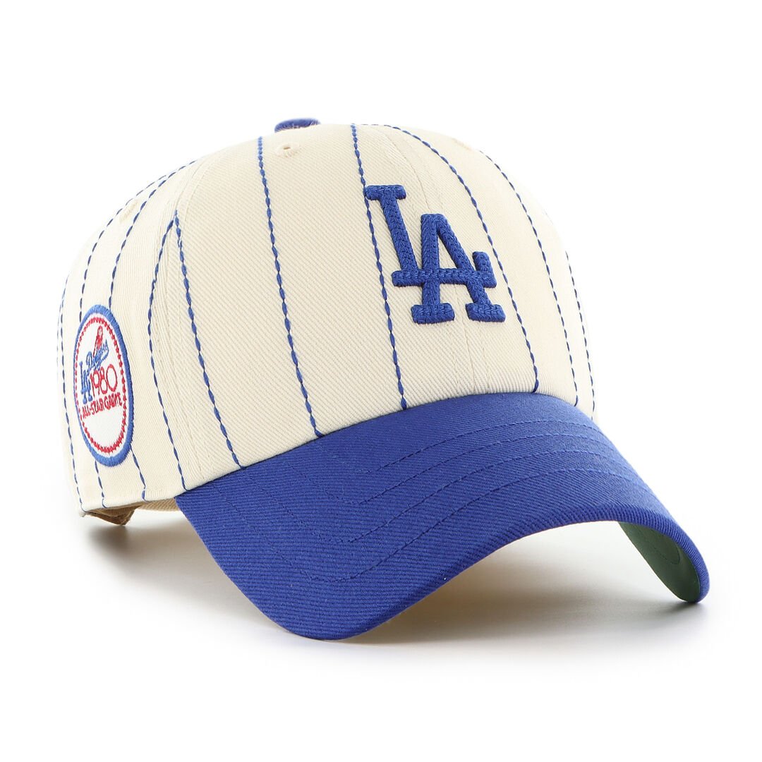 Los Angeles Dodgers Rawlings '47 Brand Pinstripe Clean Up Hat - Image 2