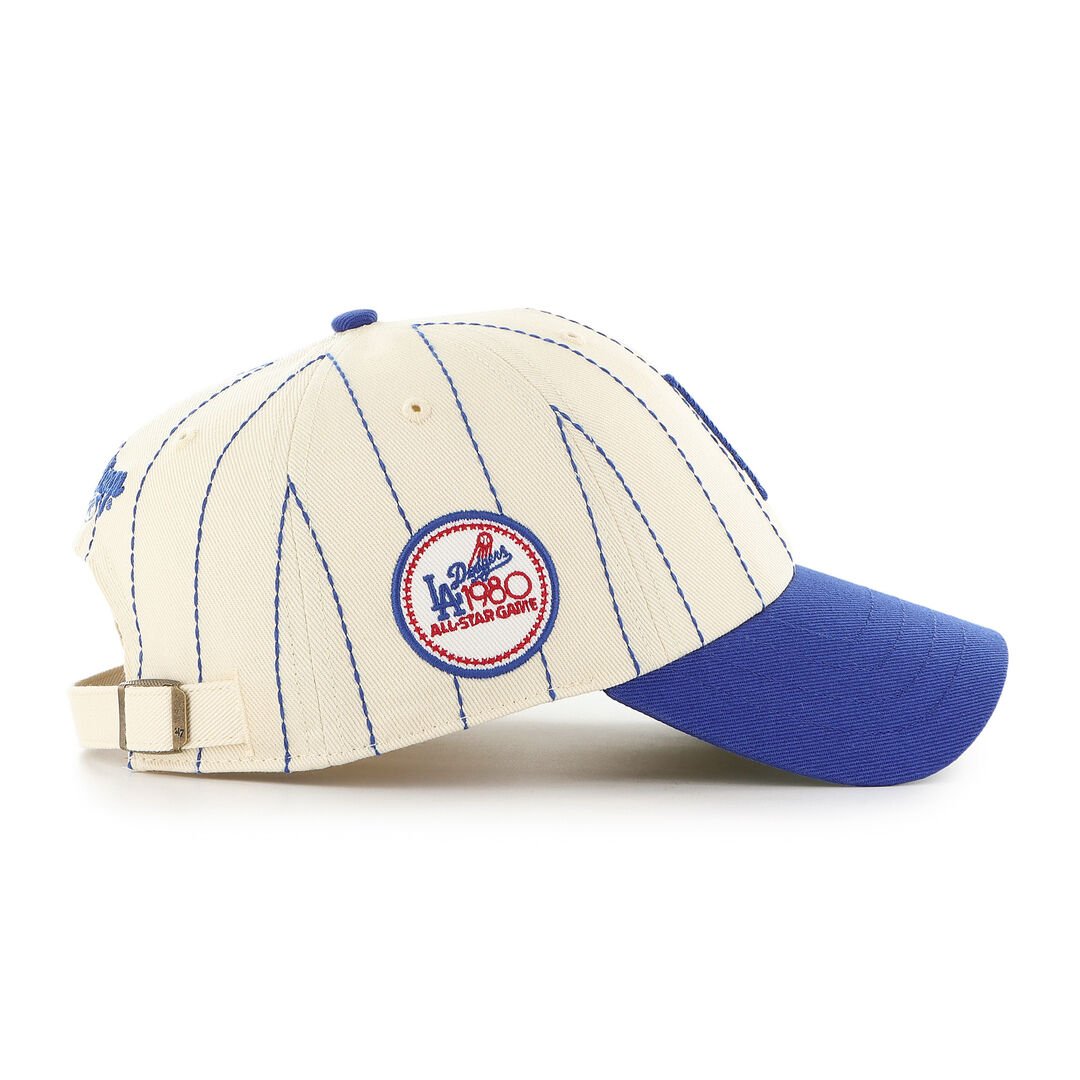 Los Angeles Dodgers Rawlings '47 Brand Pinstripe Clean Up Hat - Image 3