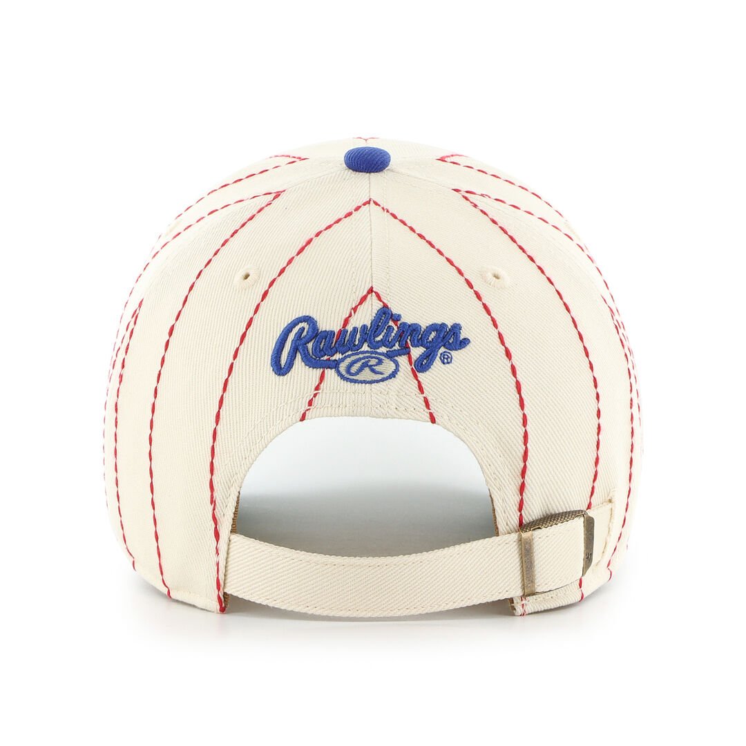 Texas Rangers Rawlings '47 Brand Pinstripe Clean Up Hat - Image 4