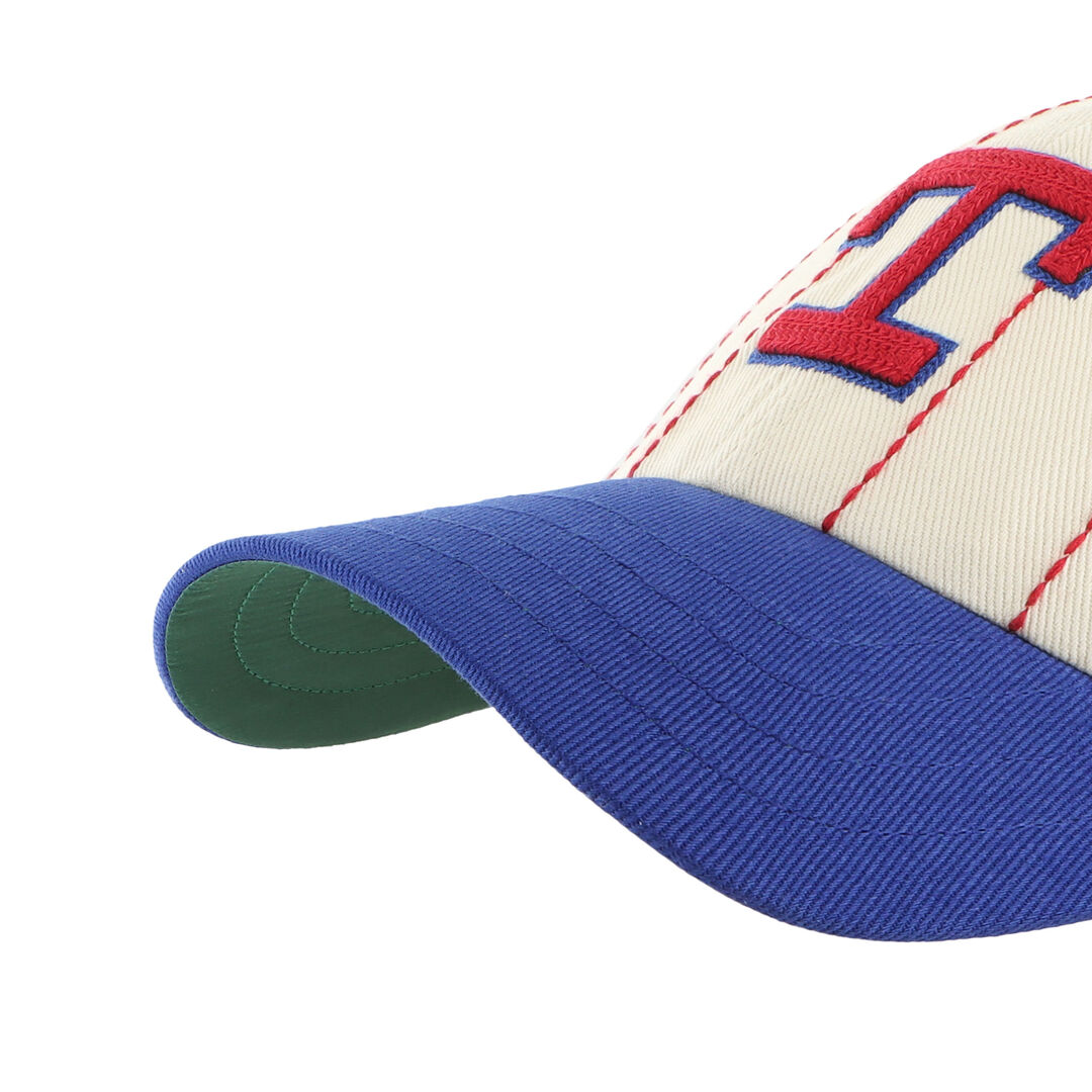 Texas Rangers Rawlings '47 Brand Pinstripe Clean Up Hat - Image 5