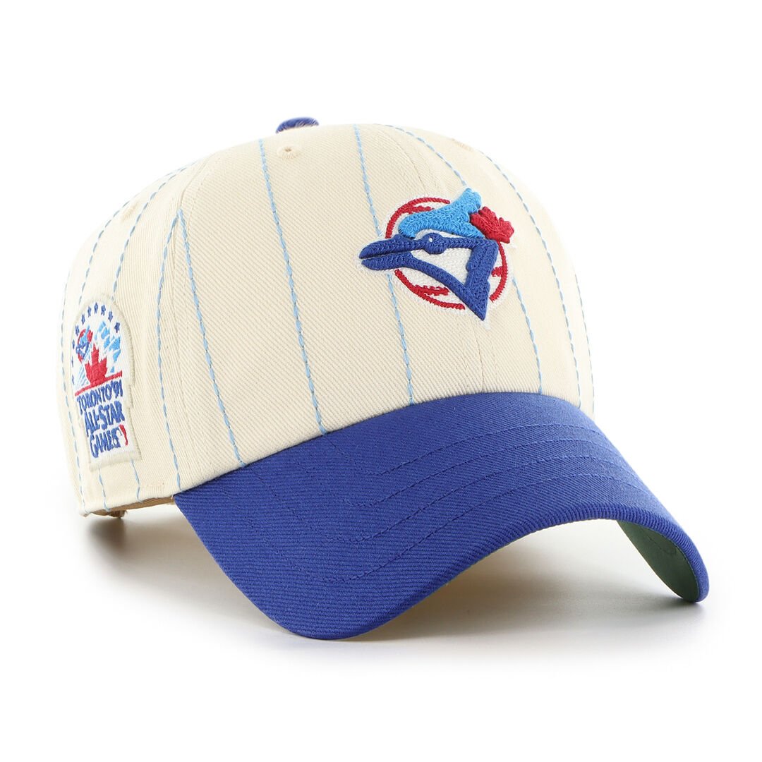 Toronto Blue Jays Rawlings '47 Brand Pinstripe Clean Up Hat - Image 2