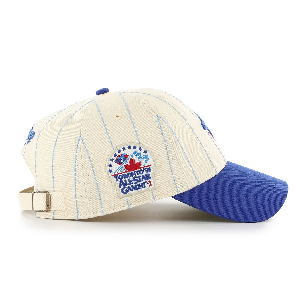 Toronto Blue Jays Rawlings '47 Brand Pinstripe Clean Up Hat - Image 3