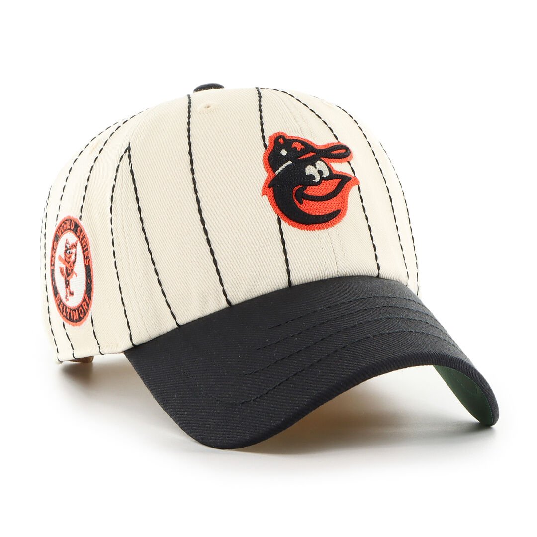 Baltimore Orioles Rawlings '47 Brand Pinstripe Clean Up Hat - Image 2