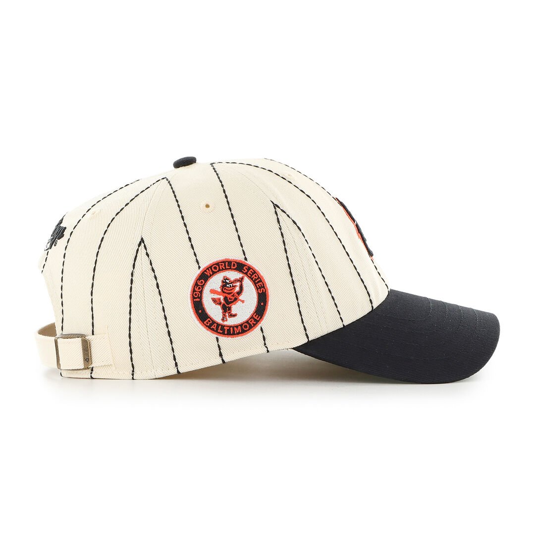 Baltimore Orioles Rawlings '47 Brand Pinstripe Clean Up Hat - Image 3