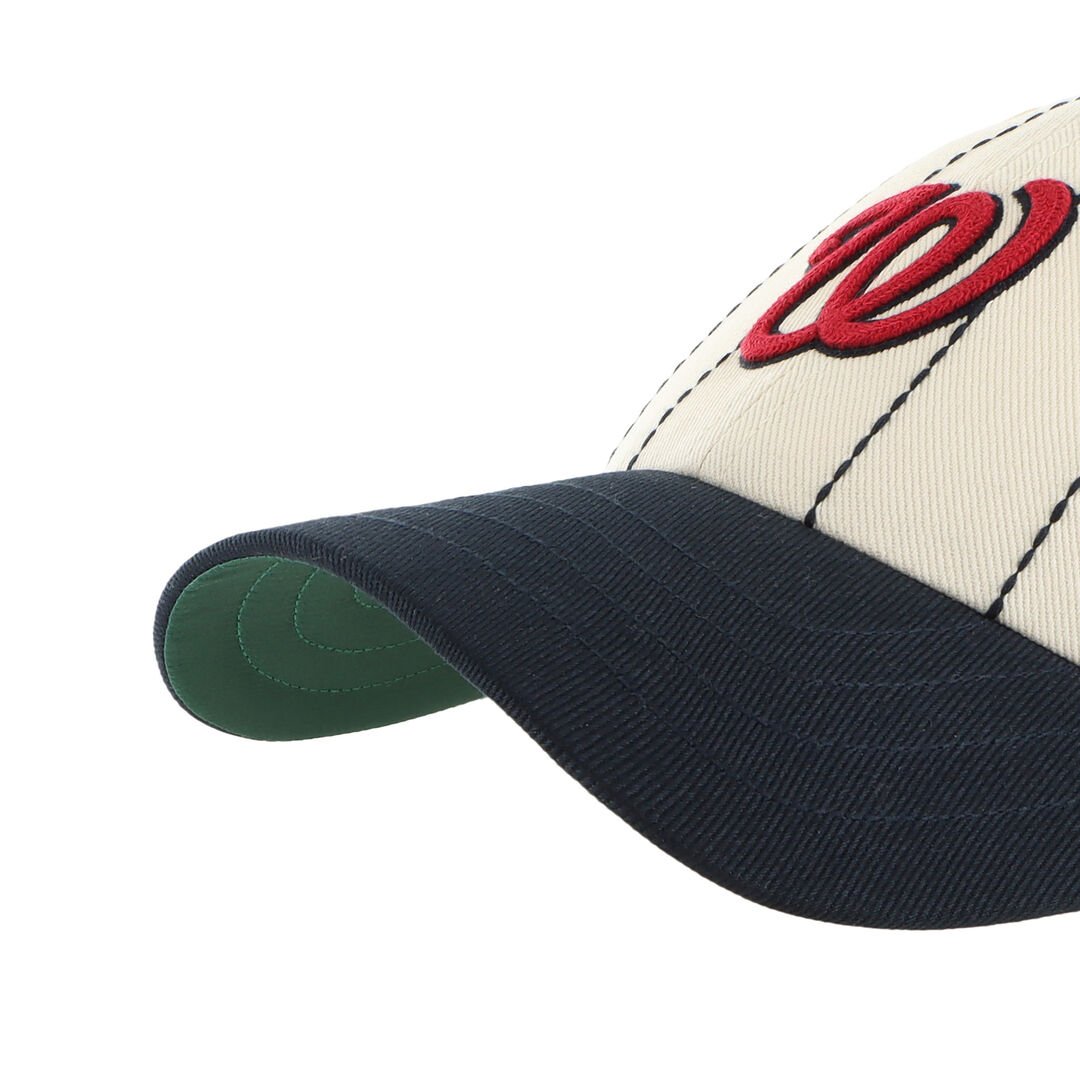 Washington Nationals Rawlings '47 Brand Pinstripe Clean Up Hat - Image 5