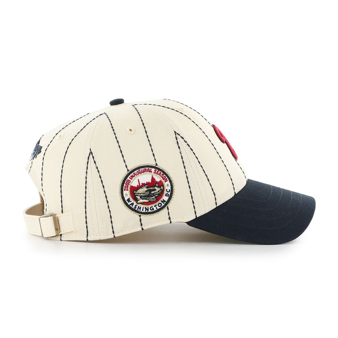 Washington Nationals Rawlings '47 Brand Pinstripe Clean Up Hat - Image 3